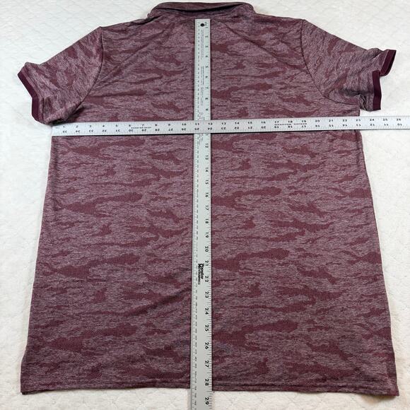 The Charge Stately Apparel Maroon Away men’s polo shirt - size large - Picture 5 of 8